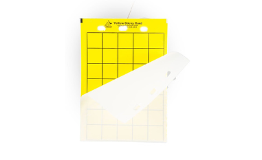 Obustronna żółta karta lepowa
